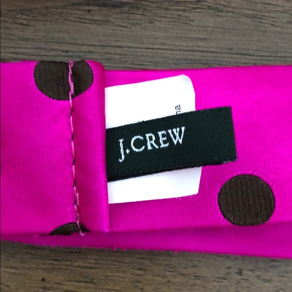 J. Crew Silk Tie Belt with Rhinestone Buckle - Picture 3 of 6